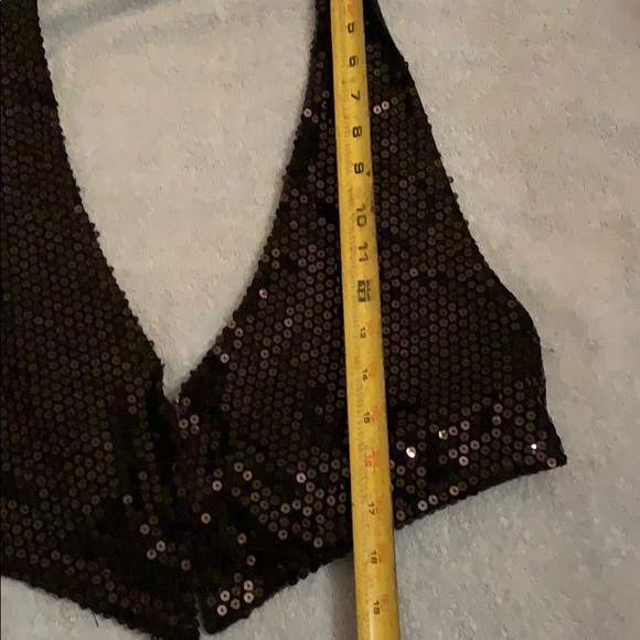 Black sequin vest - Picture 7 of 7